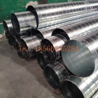 機(jī)制星鐵螺旋通風(fēng)管道DN200 風(fēng)管配件鍍鋅氣動(dòng)插板風(fēng)閥