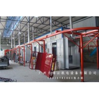 三輪車車架噴漆流水線