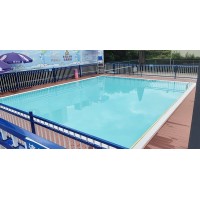 戴高樂拆裝式鋼結構游泳池，比傳統泳池建造費用節省1/3