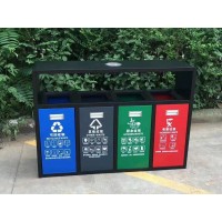 戶外分類垃圾桶 四分類果皮箱 現(xiàn)貨供應(yīng)