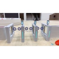 人臉識別測溫閘機實名制閘機一卡通系統