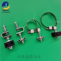 光纜引下線夾adss/opgw光纜桿塔引線金具固定線夾