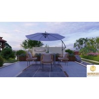 達州南充遂寧花園設計公司/自建別墅花園設計/私家庭院景觀設計