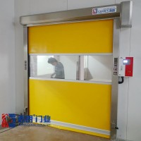 南通不銹鋼框的PVC快速卷簾門