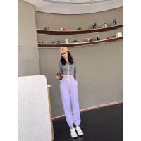 杭州品牌時尚女裝衛(wèi)褲直播實體跑量款品牌折扣庫存尾貨