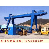 吉林吉林龍門吊租賃廠家45噸雙梁龍門吊價(jià)格