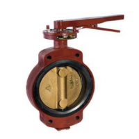 GB3036-94A 船用青銅中心型螺旋式手動蝶閥A型