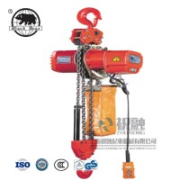 3噸黑熊電動葫蘆YSH-300單速環鏈固定式起重機