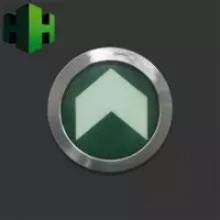 自發光玻璃指示牌，蓄光型圓鋼化玻璃地帖，帶圈鋼化玻璃地貼