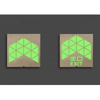 樓梯梯面不銹鋼箭頭地貼，夜光安全出口標(biāo)志，地鐵夜光標(biāo)牌